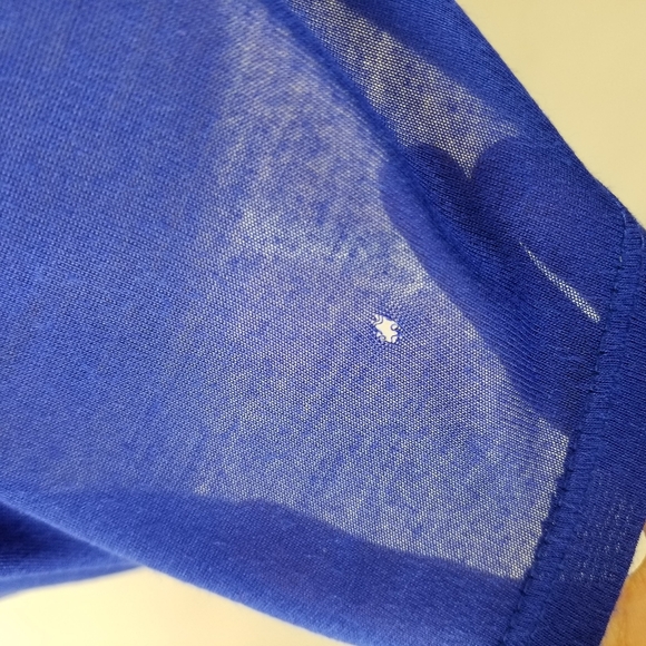 Royal Blue Club Monaco Tee - Picture 3 of 5